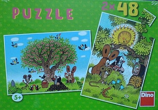 Puzzle Krtek 2 x 48