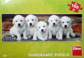 Puzzle panoramatické pejsi 150